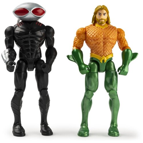 DC Comics Игровой набор с 2 фигурками 10 см, с аксессуарами, Aquaman vs. Black Manta