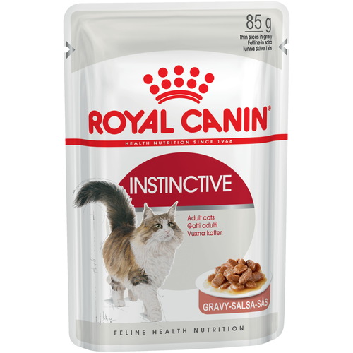 Влажный корм для кошек Royal Canin Instinctive, профилактика избыточного веса, профилактика МКБ 85 г (кусочки в желе)