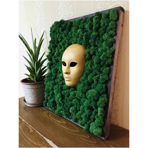 Картина из стабилизированного мха