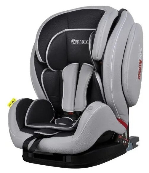фото Автокресло Welldon группа 1-2-3(9-36 кг.) grey