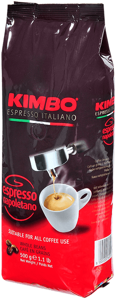 Кофе в зернах Kimbo Espresso Napoletano/ Эспрессо Наполи 500г, мягкая упаковка