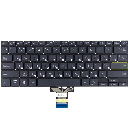 клавиатура для asus s533f черная с подсветкой p n nsk w45sb 01 9z ng060m801 0knb0 f124us00 Клавиатура для Asus E210m p/n: 9Z. NG060M801, 0KNB0-F124US00