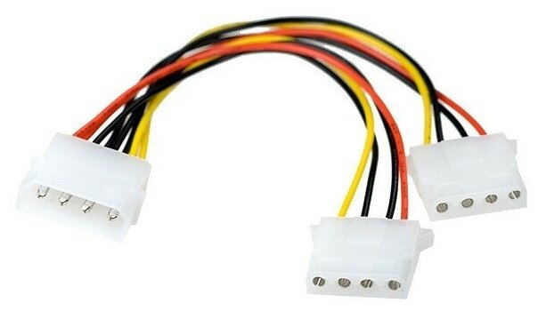 Exegate EX261530RUS Разветвитель питания IDE-устройств Molex (IDE) в 2*Molex (IDE), 15см