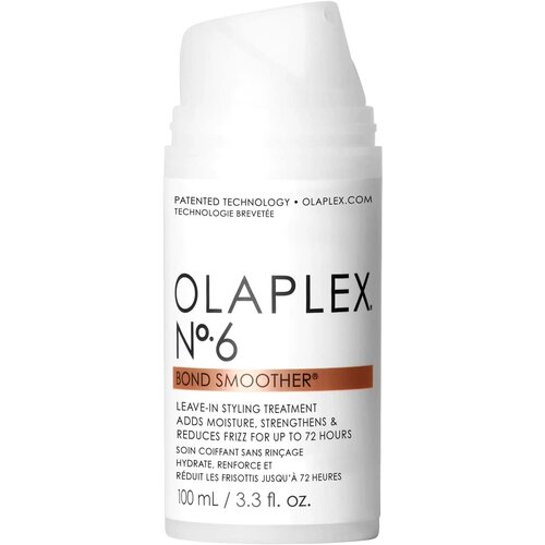 OLAPLEX крем для волос No.6 Bond Smoother, 100 мл, бутылка olaplex 0 спрей праймер для волос активное восстановление 250 мл