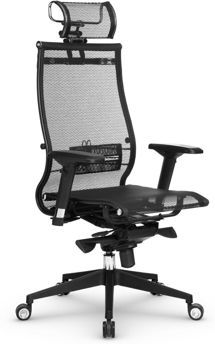 Компьютерное кресло Samurai Black Edition, обивка текстиль, цвет: черный