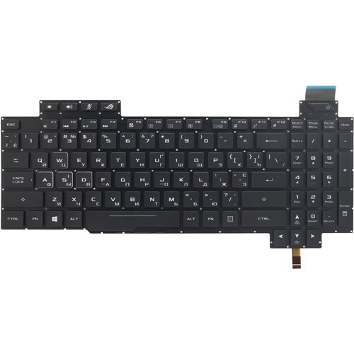 Клавиатура для ноутбука Asus ROG Strix GL503 GL503V GL503VD черная с подсветкой 4600₽