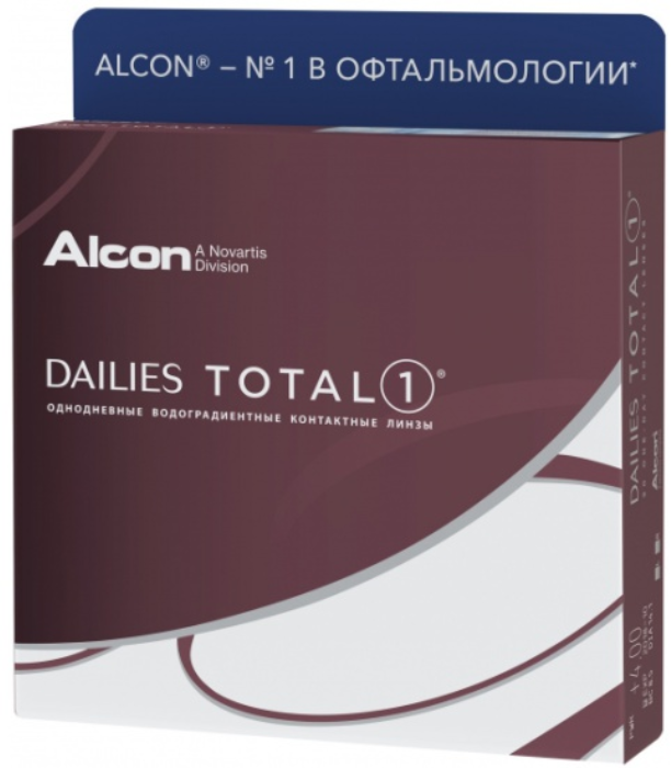 Контактные линзы Dailies Total 1 ® 90pk (BC 8,5; D -3.50)