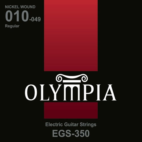 Olympia EGS350 - Струны для электрогитары Nickel Wound (10-49) olympia egs350 струны для электрогитары nickel wound 10 49