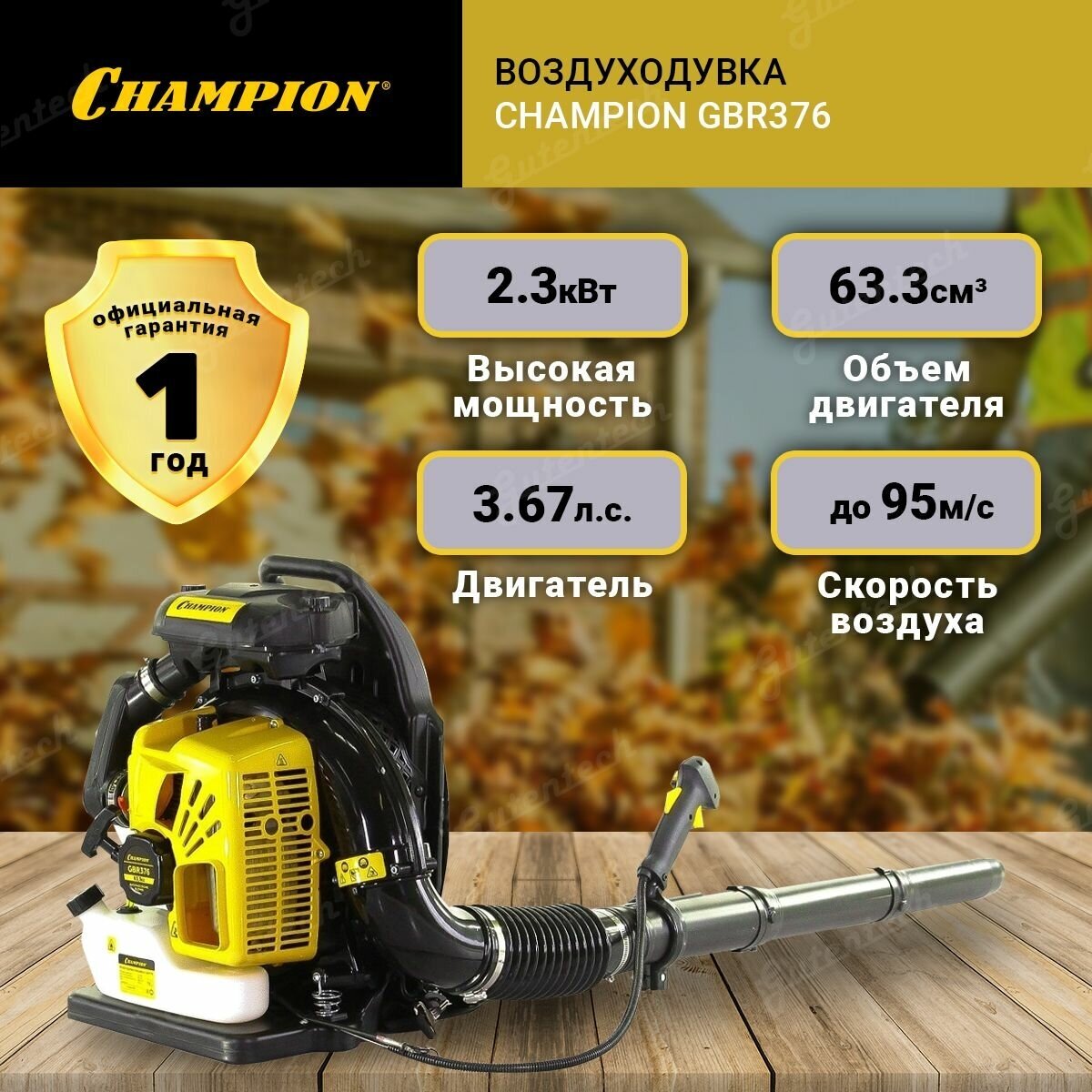 Воздуходувка Champion - фото №13