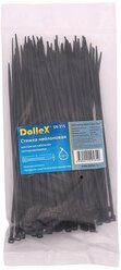 Хомут стяжка Dollex SN-315, 2,5х150 нейлоновая (уп. 100 шт.) черный