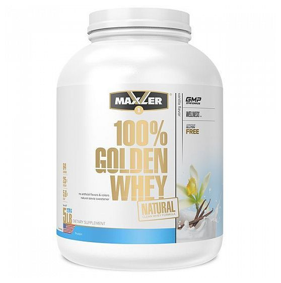 Maxler Golden Whey Natural (2270гр) (ваниль)