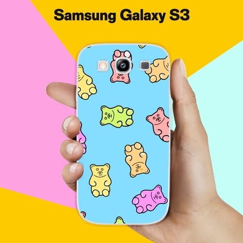 Силиконовый чехол на Samsung Galaxy S3 Мишки / для Самсунг Галакси С3
