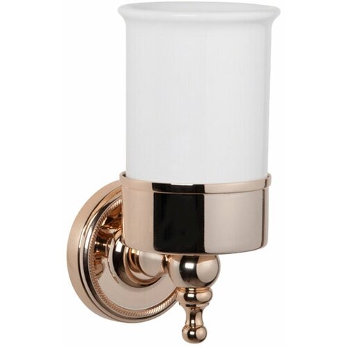 Подвесной cтакан TW Bristol, керамический (белый), цвет: светлое золото