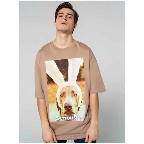 фото Футболка с кор.рукавом твое 79067 размер m, темно-бежевый, men