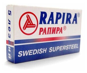 Лезвия для Т-образного станка Rapira Swedish Supersteel, 100 шт. - фотография № 6