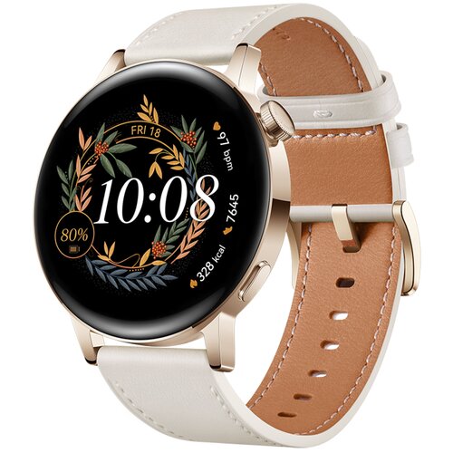 Смарт-часы Huawei Watch GT 3 Milo-B19V, 42мм, 1.32, белый / белый [55027149] смарт часы huawei watch gt3 milo b19v white