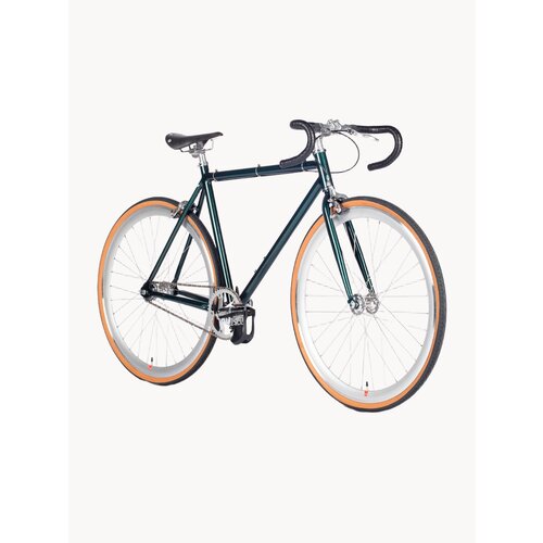 Велосипед фикс HORH RECORD 700С (2025) Emerald алюминиевый ригид, колесо 28