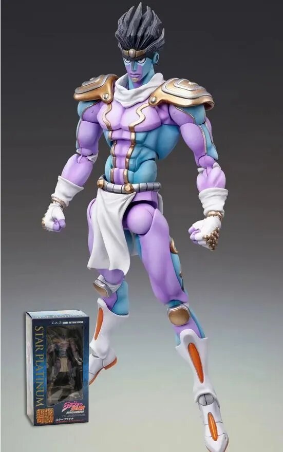 Фигурка Невероятные приключения ДжоДжо Фиолетовый Стар Платинум / Purple Star Platinum (17см)