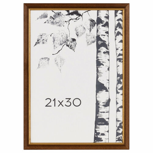 Рамка деревянная 21*30см, OfficeSpace, С15, грецкий орех, (2шт.)