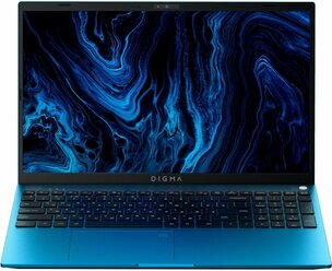 Ноутбук Digma Pro Sprint M 15.6 Core i7-1165G7 16ГБ 512ГБSSD Iris Xe Windows 11 Pro синий
