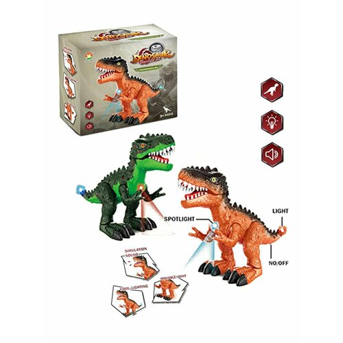 Динозавр, свет/звук. в асс. Наша Игрушка 666-38A игрушка динозавр в ассортименте арт 201030696