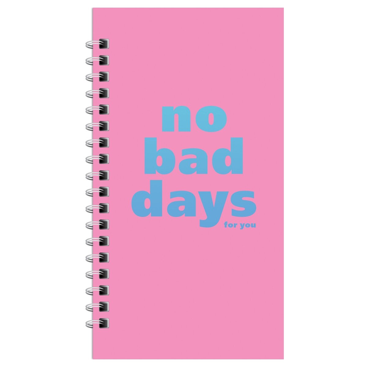 Записная книжка Meshu "No Bad Days", 95х175 мм, 96 листов, матовая ламинация, выборочный УФ-лак (MS_52920)