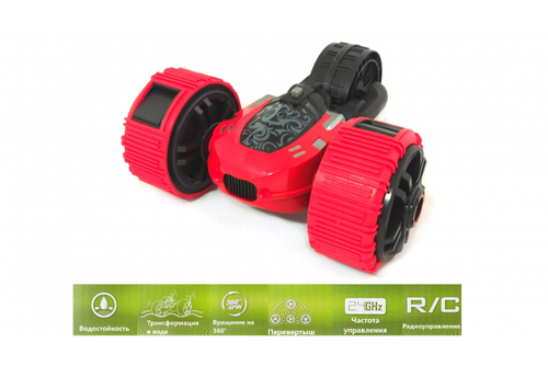 Create Toys Радиоуправляемая машинка-перевертыш (плавает по воде) Create Toys 19SL01B-RED ()