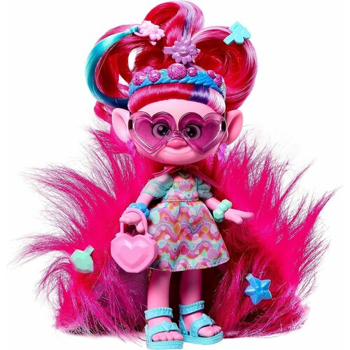 Кукла Розочка из фильма Тролли объединяются DreamWorks Trolls Band Together Fashion Doll