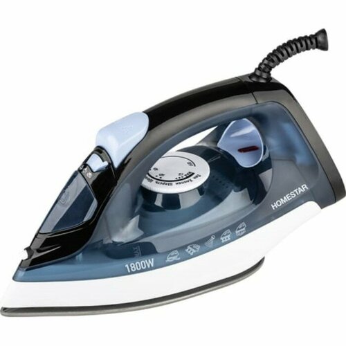 Утюг HomeStar HS-4012 1800 Вт тефлоновая подошва 190 мл синий 235000₽