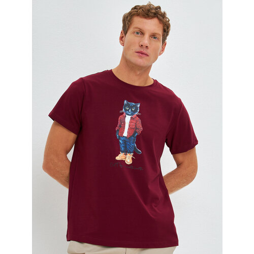 фото Футболка manii'ta lacitta, размер m, бордовый