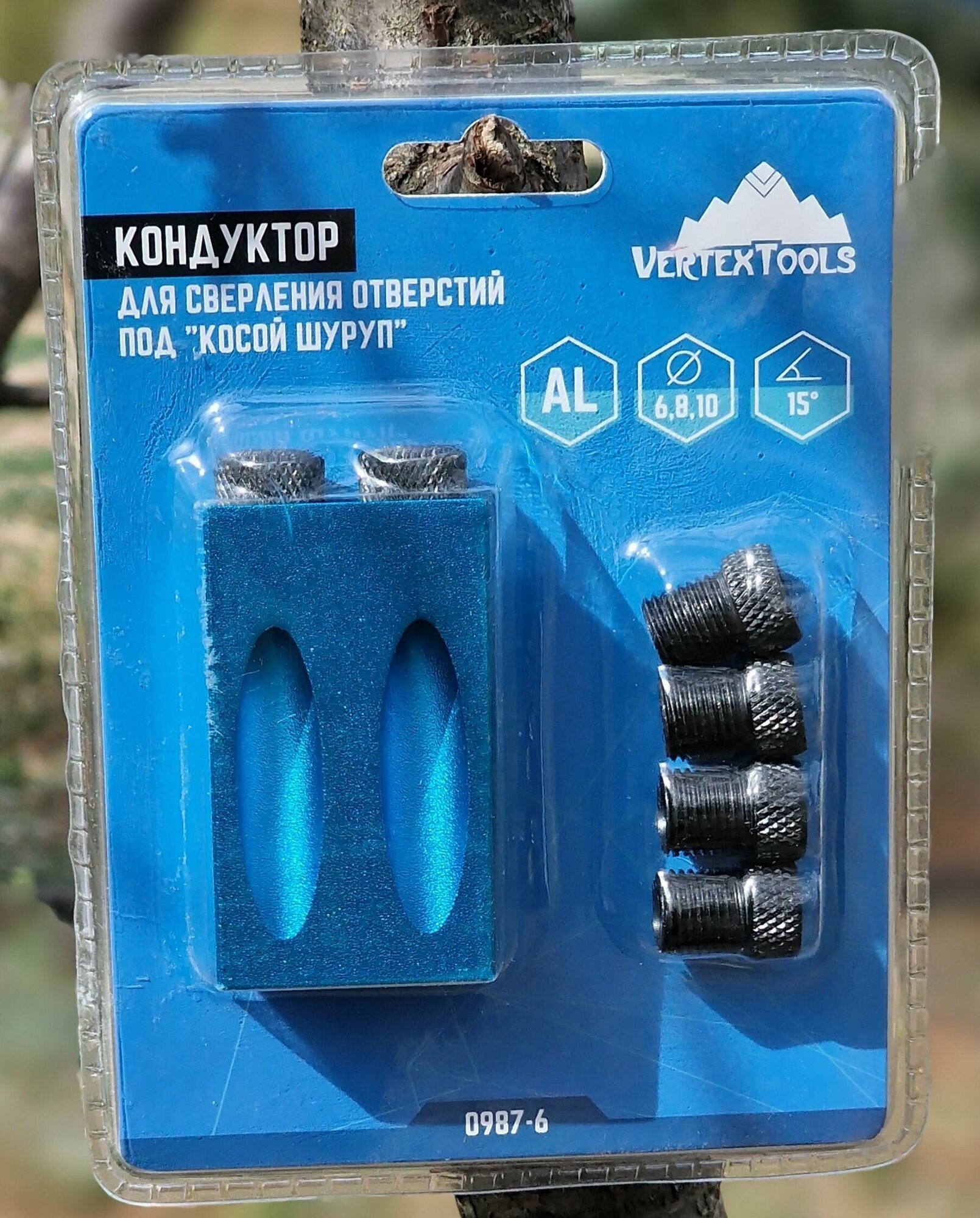 Кондуктор для сверления отверстий под "косой шуруп" VertexTools