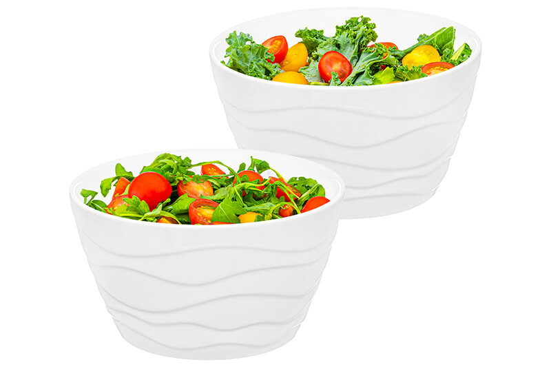 фото Набор 2-х салатников 610 мл 13,3х13,3х7,4 см Elan Gallery Айсберг волны