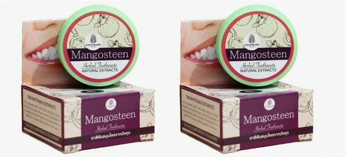 Coco Blues Herbal Toothpaste Mangosteen Тайская травяная зубная паста с экстрактом мангостина 30 гр