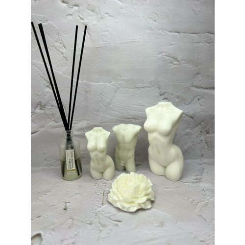 Мыло ручной работы Открытый Пион 8 марта Жемчужный