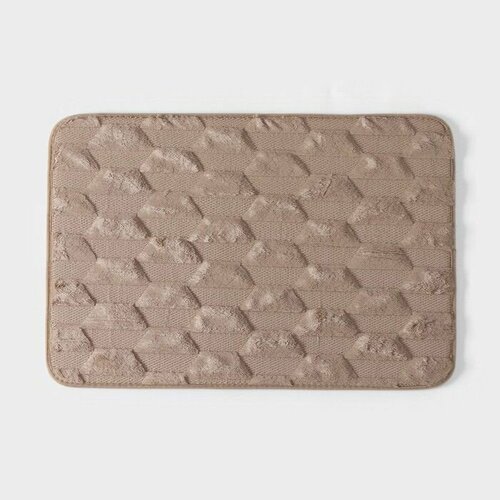 Коврик для ванной Стоун 40 60 см цвет мокко 1120₽