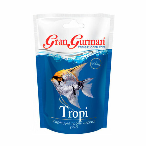 Корм для рыб, зоомир Gran Gurman Tropi - для тропических рыб 30гр,(10шт)