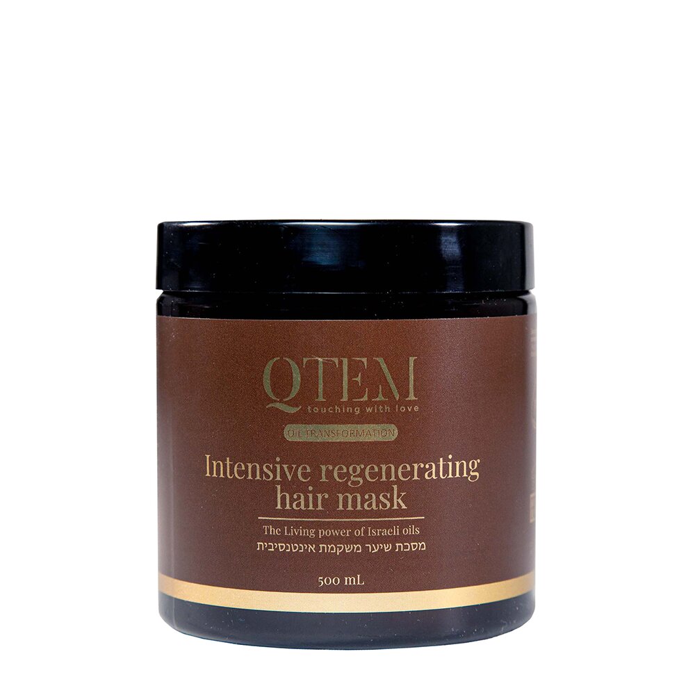 Интенсивная восстанавливающая маска для волос QTEM Intensive regenerating Hair Mask, 500 мл - фото №2