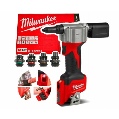 Аккумуляторный заклепочник M12 BPRT-0 Milwaukee 4933464404 44990₽