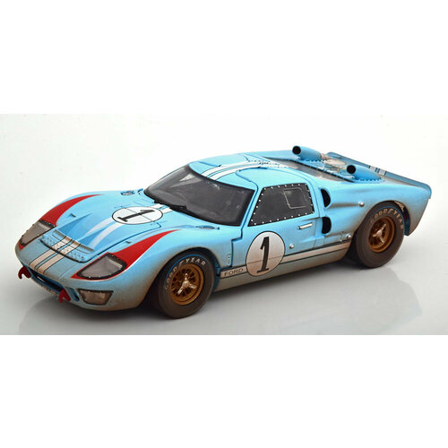 Ford GT40 mk ii no 1 the real winner 24H le mans 1966