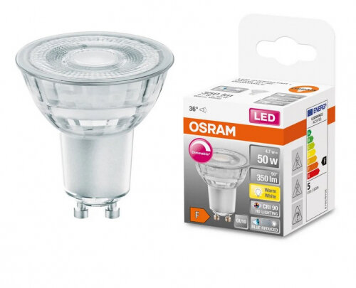 Светодиодная лампа Ledvance-osram OSRAM LSSPPR DIM Spot PAR16 GL 50 dim 47W/927 36° 350lm GU10
