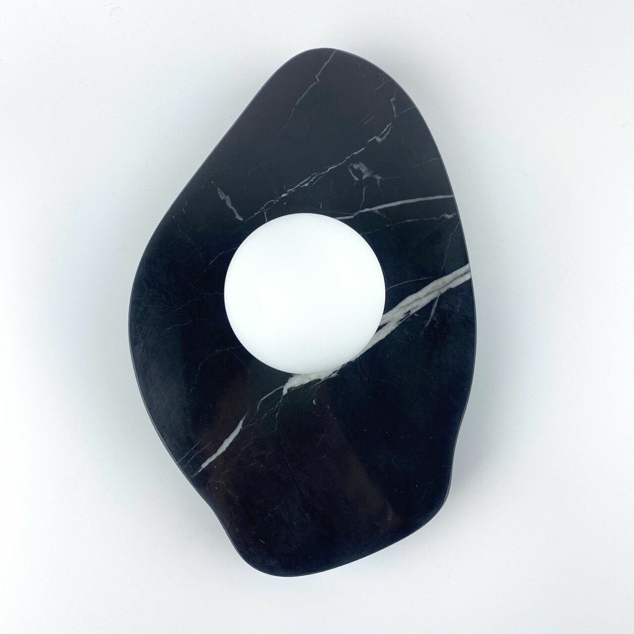 Бра настенный светильник из мрамора LED G9 40 Вт Blob Sconce настенный черный для гостиной спальни коридора Blesslight