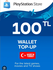 Пополнение кошелька PSN 100 лир (TL) Турция Playstation Store