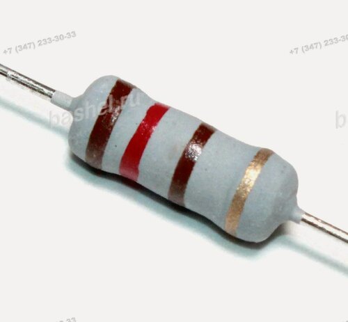 Изображение товара 1 Вт 43 Ом, Резистор
