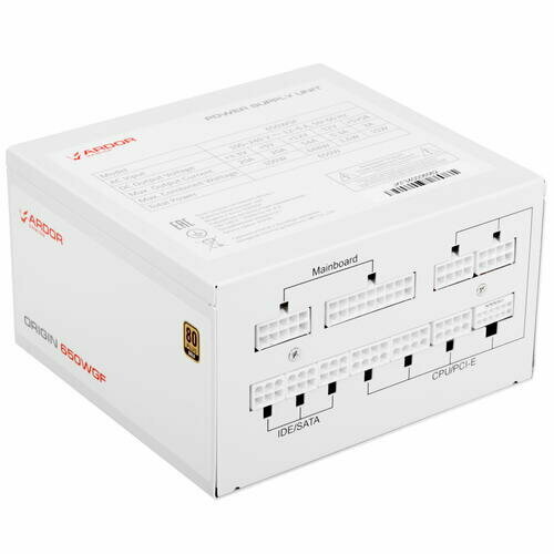 Блок питания ARDOR GAMING ORIGIN 650WGF White белый 15149₽