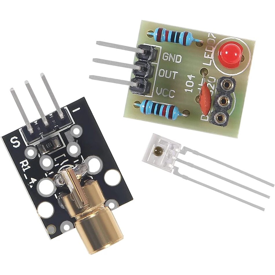 Модуль лазерного датчика CRIMP KY-008 650нм, 1 set