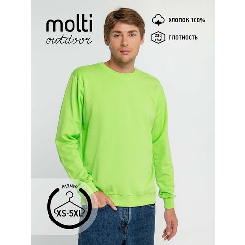 фото Свитшот molti, размер xs, , зеленый