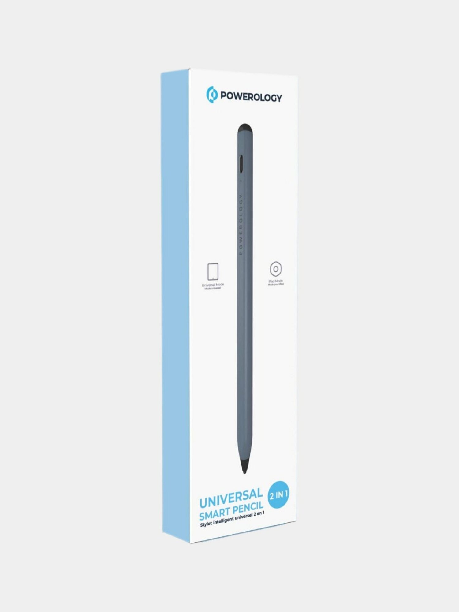 Универсальный стилус Powerology universal 2 in 1 для Ipad и других планшетов