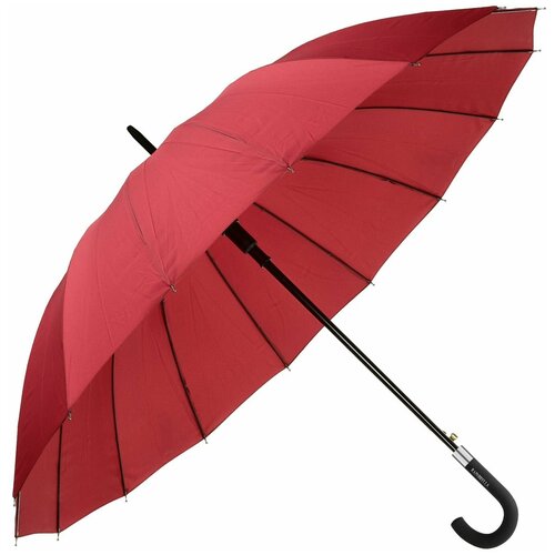 Зонт женский полуавтомат трость, зонтик взрослый антиветер 163L/светло-синий