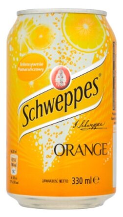 Напиток безалкогольный, сильногазированный Schweppes Orange (Швепс Апельсин) 0.33 ж/б - фотография № 3