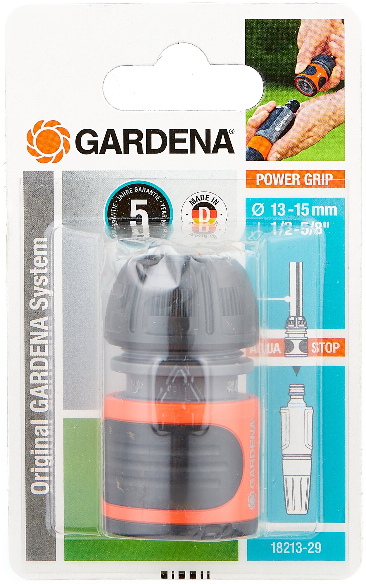 Коннектор для систем полива Gardena - фото №2